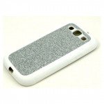 Wholesale Glitter Design Case for Samsung Galaxy S3 (Silver)